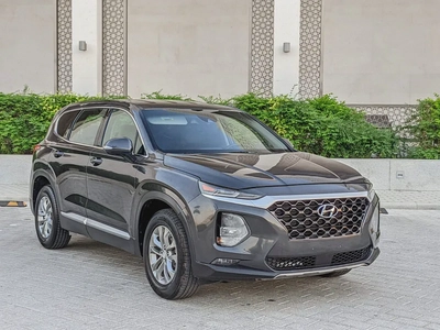 Hyundai Santa FE 2020 Us Specs Full Option With Navigation Perfect Condition Car Low KM Family Suv-0