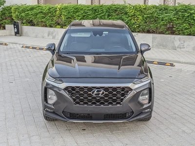 Hyundai Santa FE 2020 Us Specs Full Option With Navigation Perfect Condition Car Low KM Family Suv-5