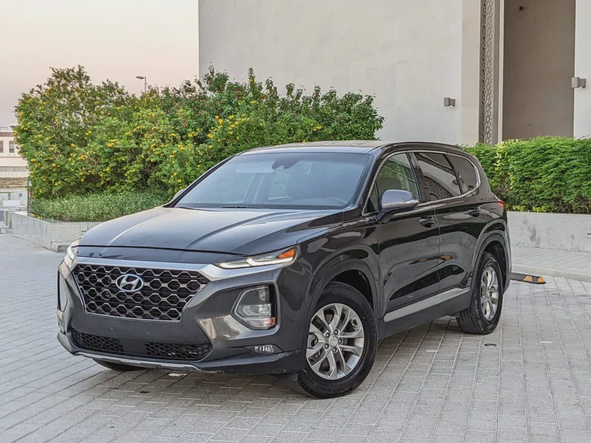 Hyundai Santa FE 2020 Us Specs Full Option With Navigation Perfect Condition Car Low KM Family Suv-4-4