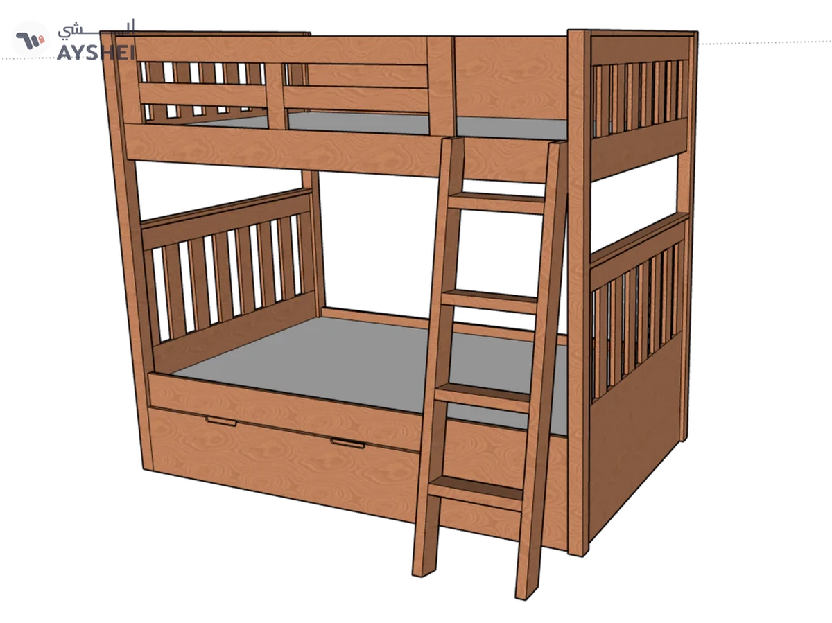 Malta Bunk Bed-3-3