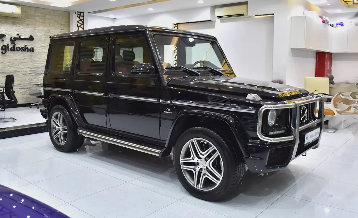 EXCELLENT DEAL for our Mercedes Benz G63 AMG ( 2015 Model ) in Black Color GCC Specs-2-2