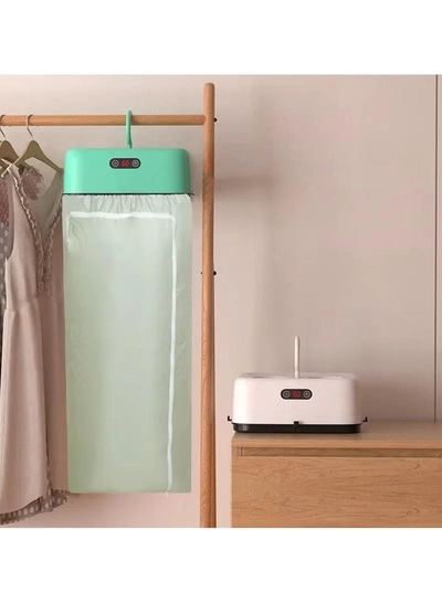 DubaiGallery Portable Clothes Dryer with Dryer Bag, Mini Dryer, Electric Heated Indoor Clothes Dryer, Compact Foldable Mini Electric Laundry Dryer Machine, for Light Clothes, Apartments, Rvs, Travel white-2