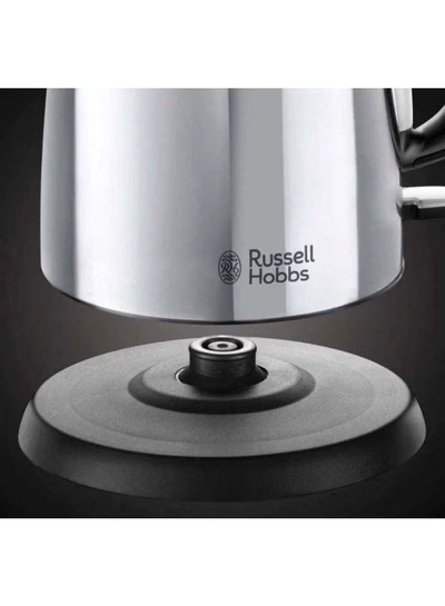 Russell Hobbs Victory Electric Kettle, Rapid Boil, Quiet, Perfect Pour, Energy Efficient, Stainless Steel 1 L 2400 W 24990GCC Silver/Black-4