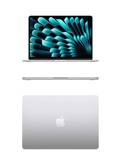 Apple New 2025 MacBook Air MW0W3 13-Inch Display, Apple M4 Chip 10-Core CPU 8-Core GPU Processor/16GB RAM/256GB SSD/macOS(International Version) English Silver-3