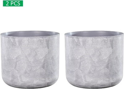 Yatai Gray Colored Plastic Vases-2
