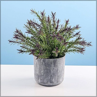 Yatai Gray Colored Plastic Vases-0