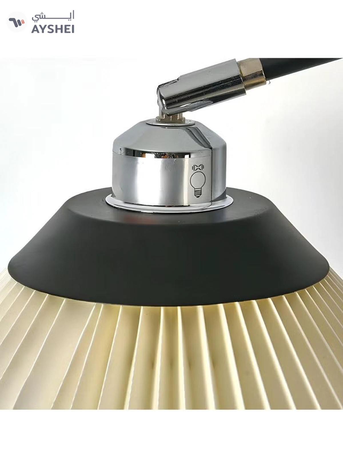 DubaiGallery Pleated Floor Lamp Nordic Creative Retro Luxury Lamp for Living Room, Study, and Bedroom with 12W Remote Control and Bulb-3-3