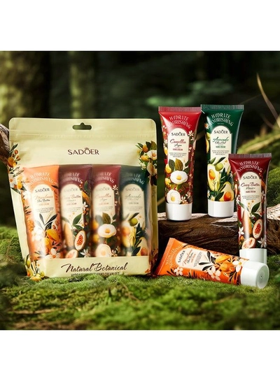 SADOER Hydrate & Nourishing Hand Cream Gift Collection – Beautifully Scented Botanical Moisturizers Designed to Restore Softness, Smoothness, Comfort, and Lasting Hydration to Dry Hands-0