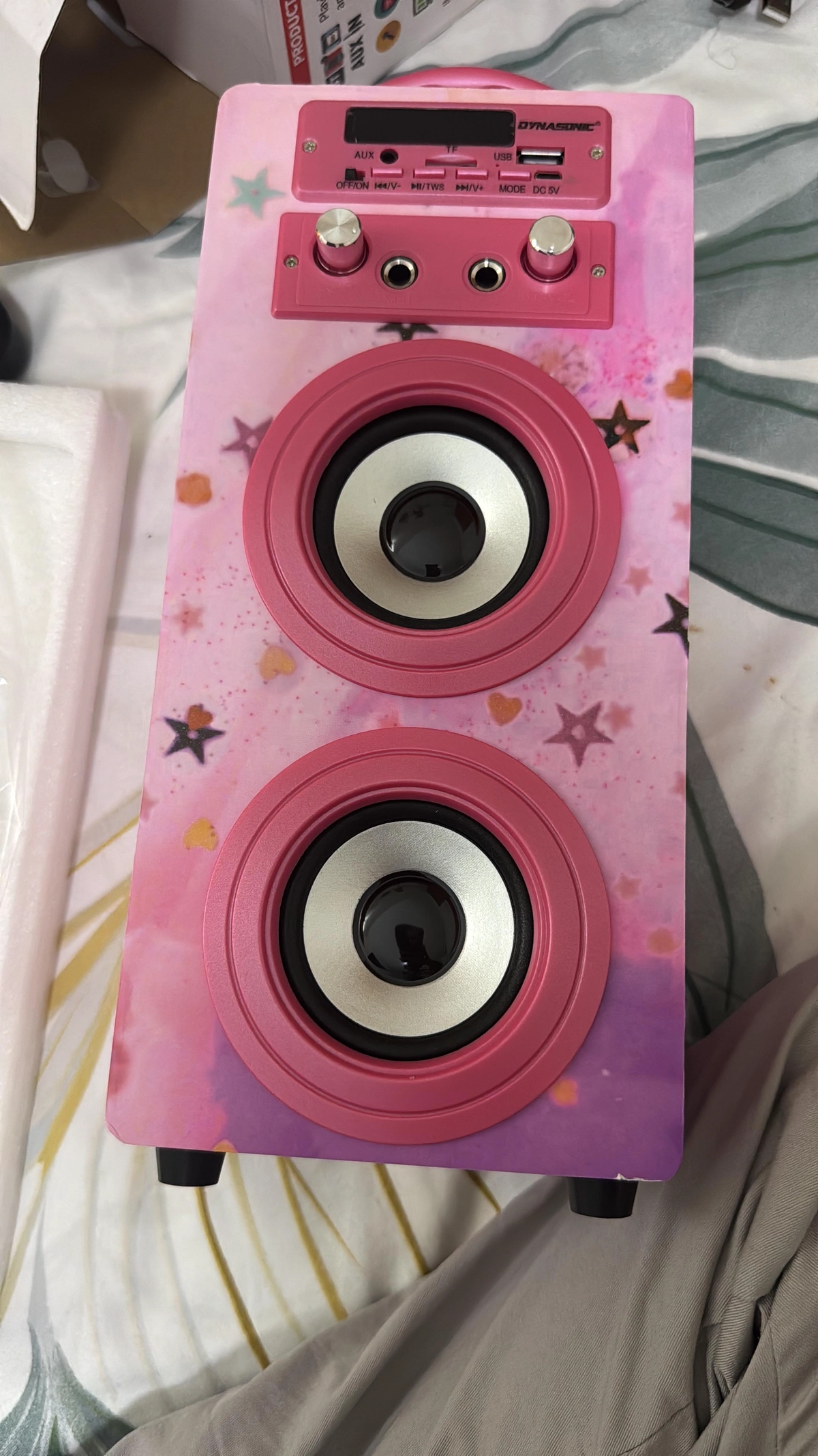 dynosonic brand new speakers with 2 microphones-3-3