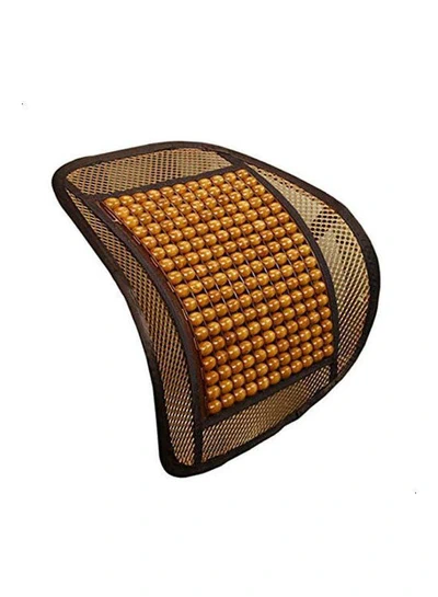 Generic Wood Car Seat Chair Massage Back Lumbar Support-0