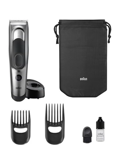 BRAUN Hair Clipper Silver/Black 6.06x2.2 x8.66inch-1