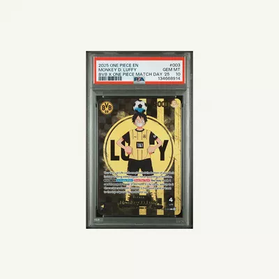 2025 One Piece Monkey D. Luffy #003 – BVB × One Piece Match Day 25-0