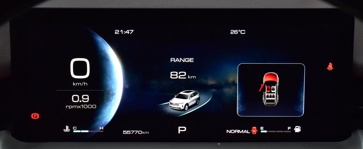 Haval H6 2.0 GDiT ( 2023 Model ) in White Color GCC Specs-5-5