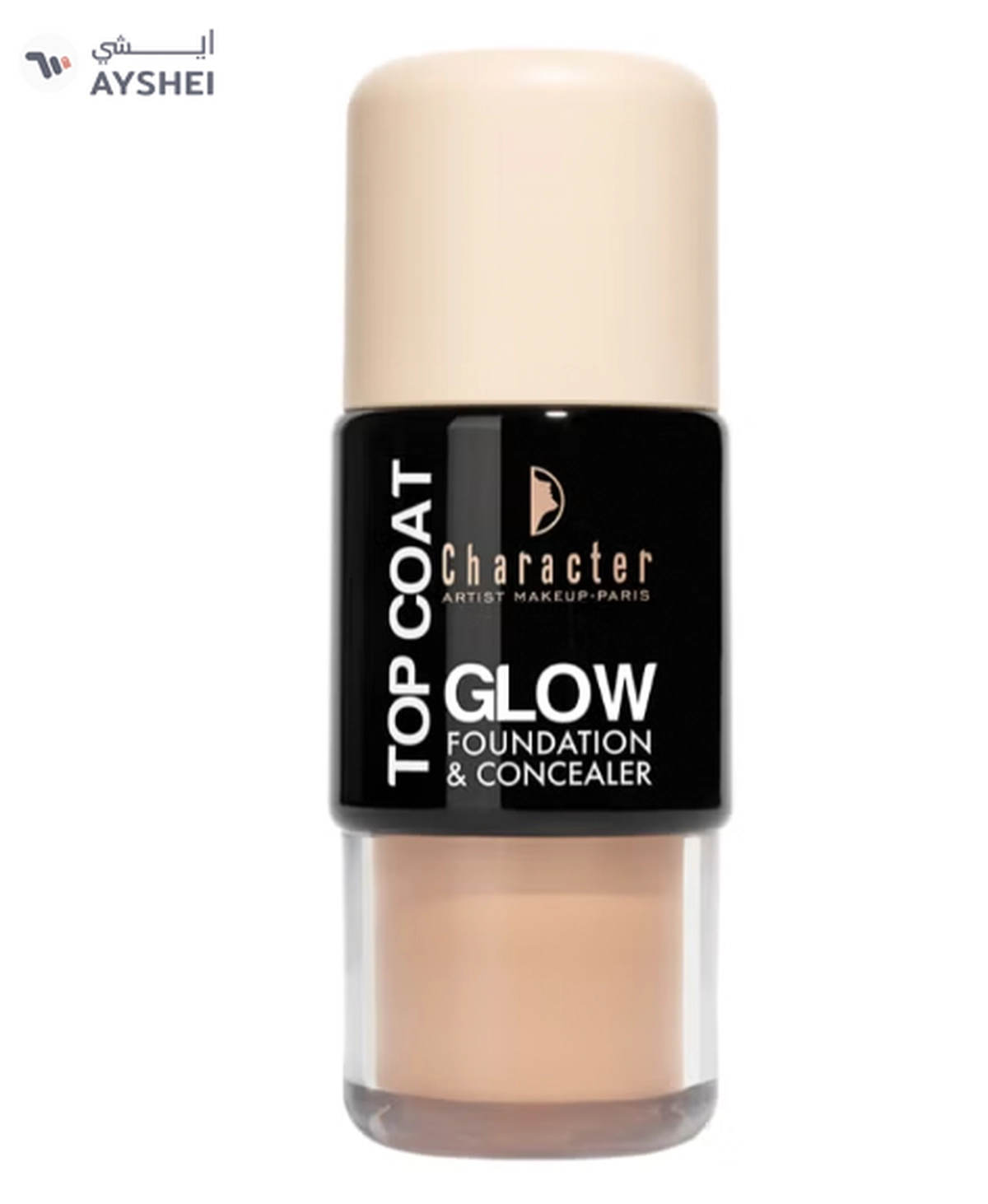 Character Top Coat Glow Foundation And Concealer