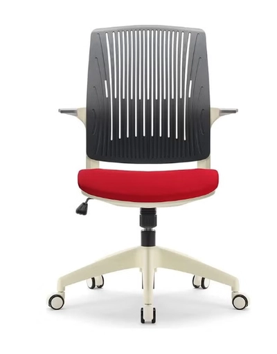 NAVODESK Ergonomic Office Chair Red/Black/White-0