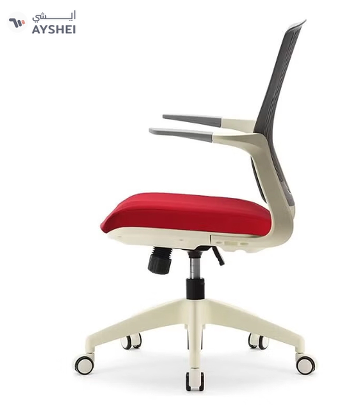 NAVODESK Ergonomic Office Chair Red/Black/White-2-2