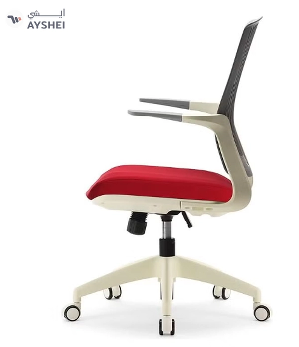 NAVODESK Ergonomic Office Chair Red/Black/White