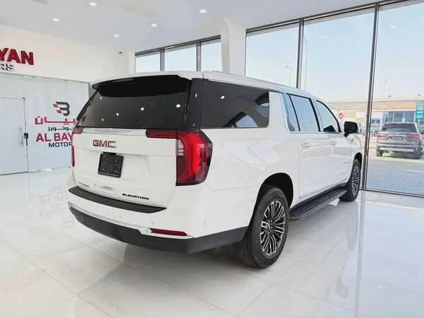 جي ام سي يوكن اليفيشن اكس ال ابيض / بيج خليجي بن حموده 2025 GMC Yukon Elevation XL - GCC Specs
