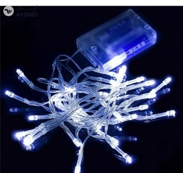 BATTERY OPERATED LED DECORATIVE LIGHTS-AA 4.5V-10M-WHITE