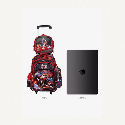 PARAJOHN StarKids Character School bag -Red-1