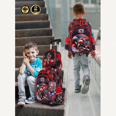 PARAJOHN StarKids Character School bag -Red-5