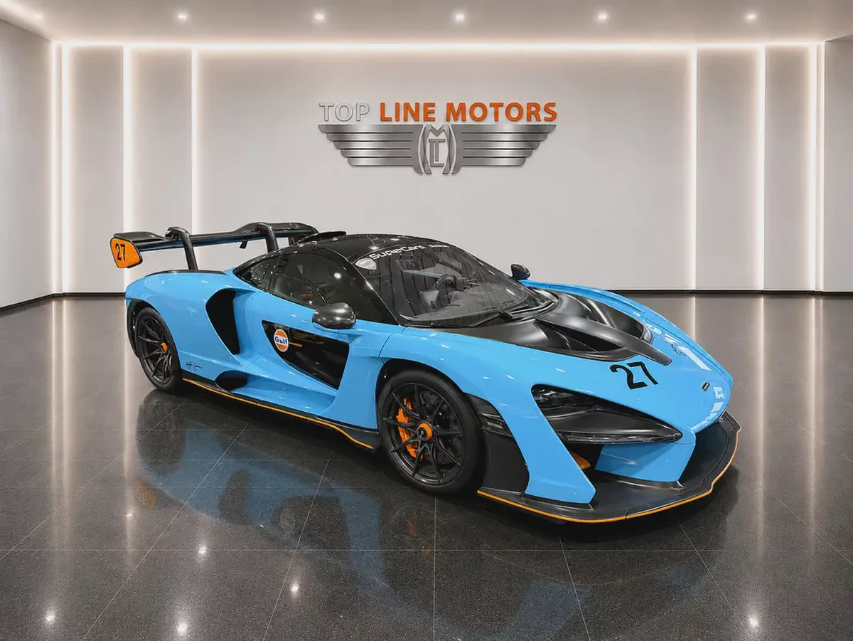 MCLAREN SENNA, GCC, UNDER DEALER WARRANTY, MSO SPCIAL COLOUR, NO PAINT-2-2