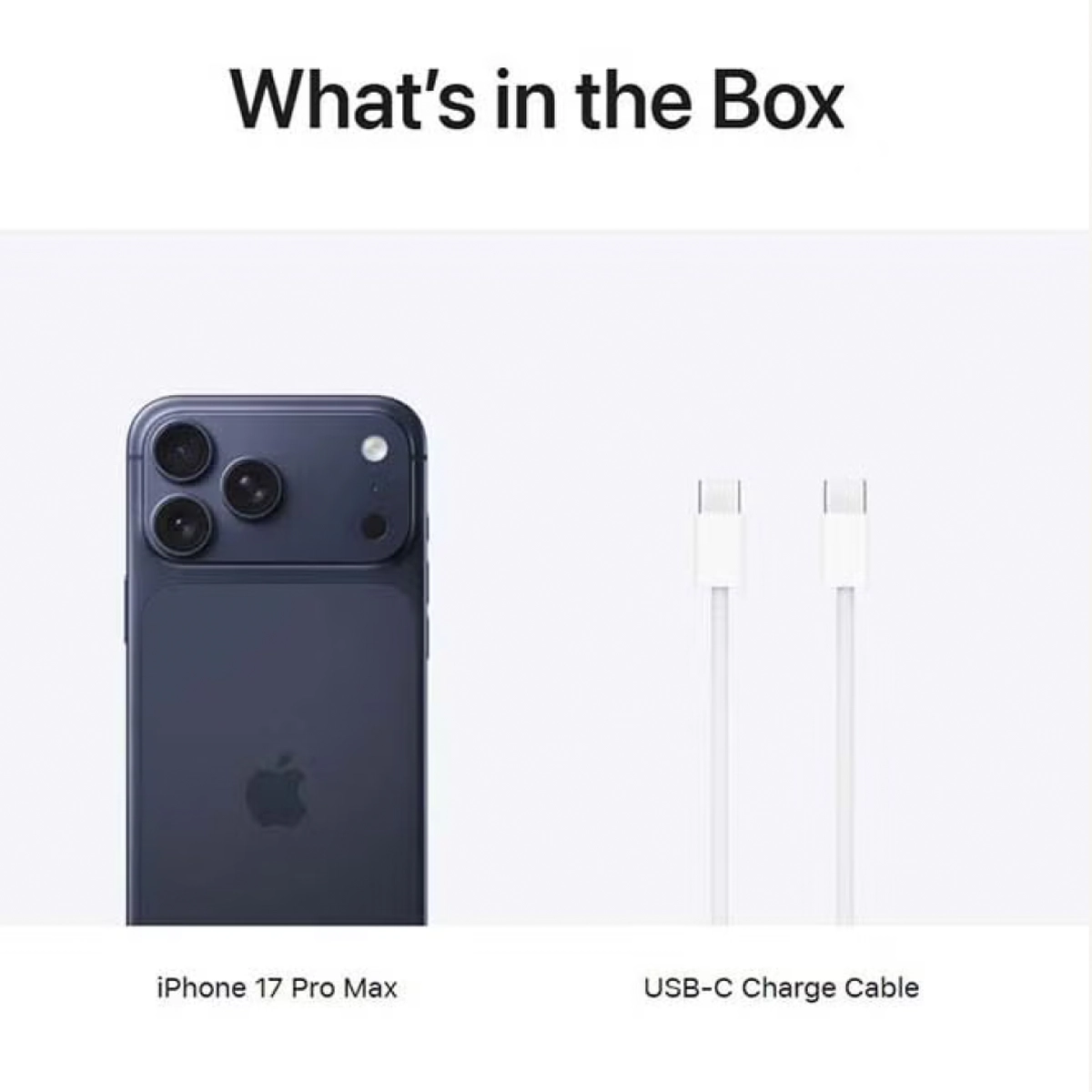 Apple iPhone 17 Pro Max 256 GB (eSIM only) Deep Blue 5G With FaceTime - International Version-1-1