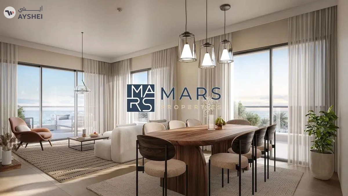 With Down Payment AED 146,000 Own Luxury 2 bedroom apartment directly on the sea