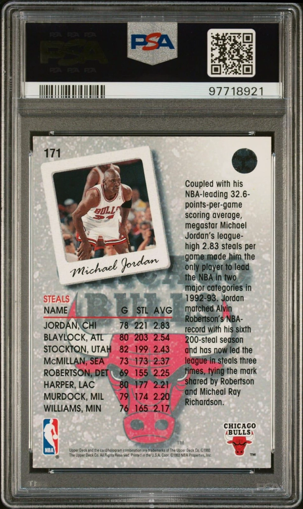 Michael Jordan 1993 Upper Deck PSA 6
