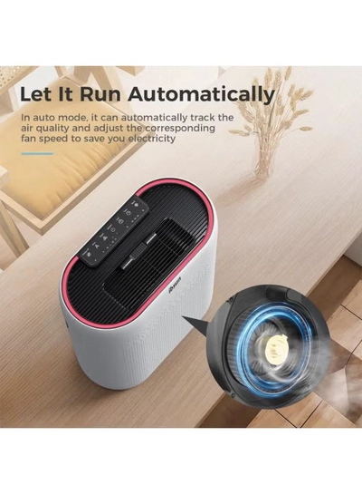 IBSUN Air Purifier Large Room Up to 60 ㎡ with Air Quality Sensors, H13 True HEPA Filter Remove 99.97% for Dust Pet Dander ZY2866-4