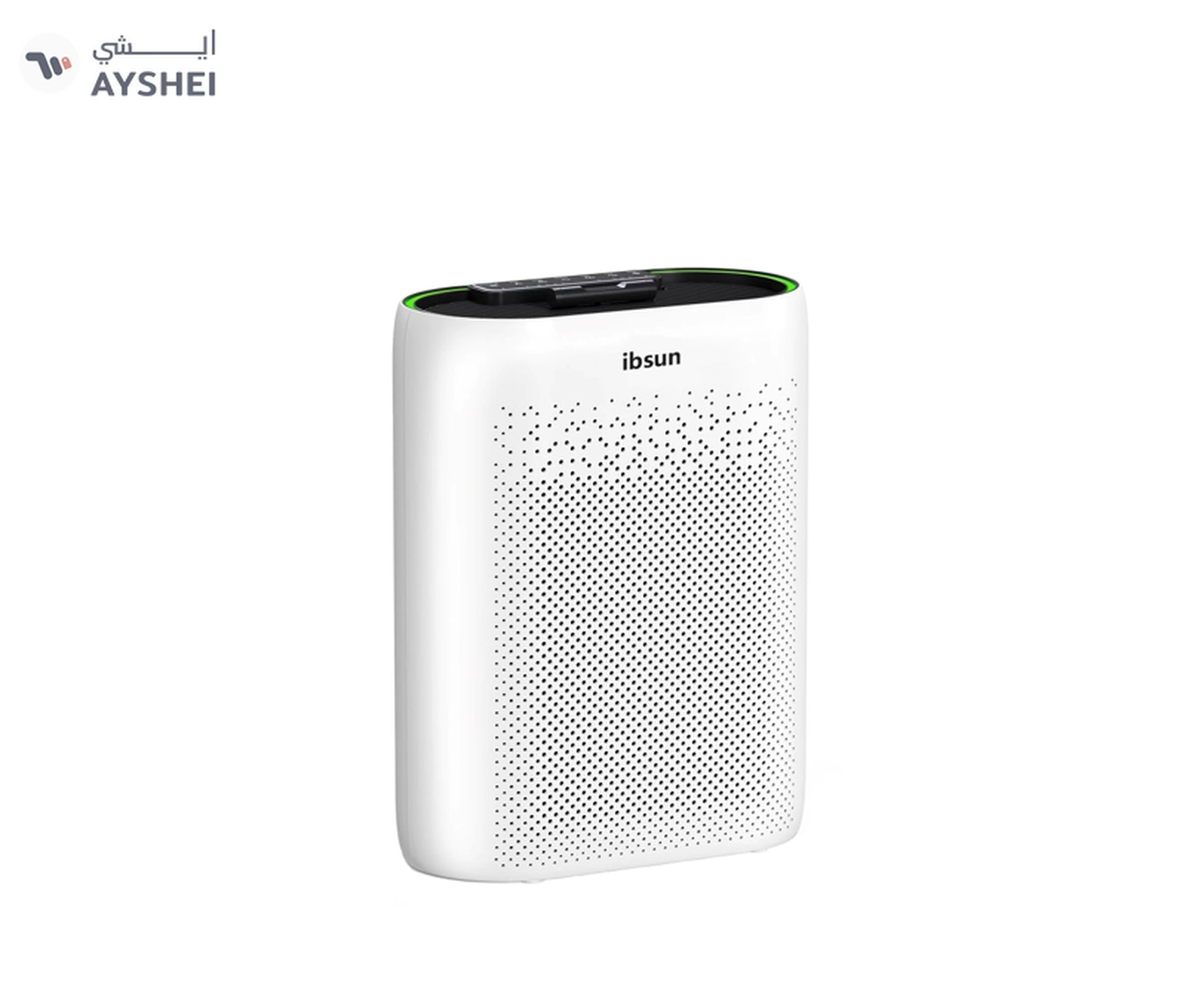 IBSUN Air Purifier Large Room Up to 60 ㎡ with Air Quality Sensors, H13 True HEPA Filter Remove 99.97% for Dust Pet Dander ZY2866-8-8