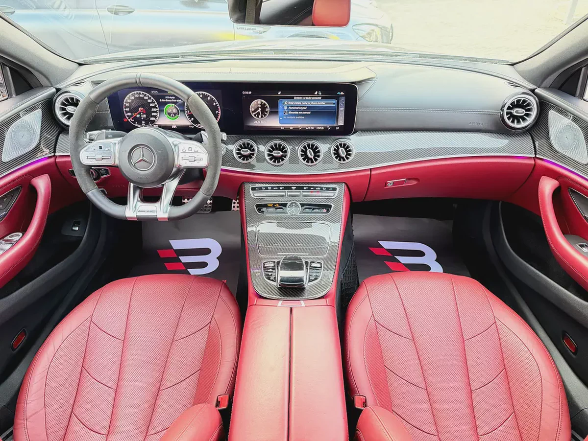 مرسيدس CLS53 4MATIC AMG رمادي / احمر 2019 (خليجي)-9-9