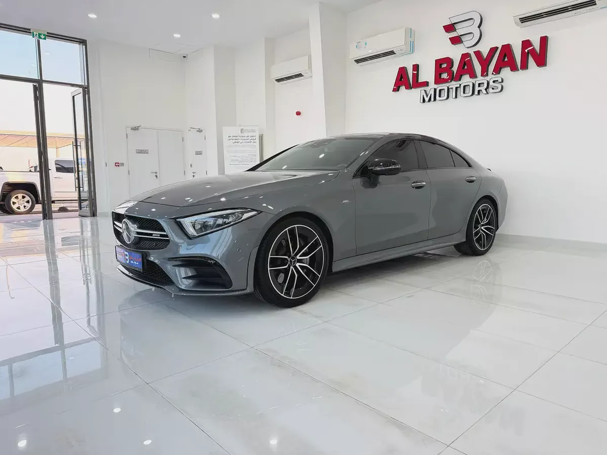 مرسيدس CLS53 4MATIC AMG رمادي / احمر 2019 (خليجي)-1-1