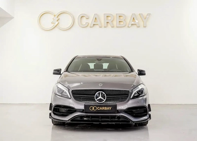 AED 1237 PM | MERCEDES BENZ A45 4MATIC AMG 2018 | PRISTINE CONDITION | 2 YEAR WARRANTY-1