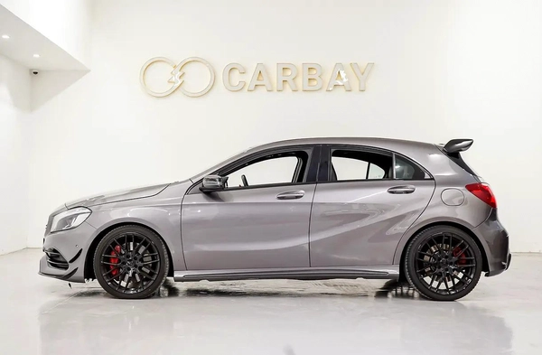 AED 1237 PM | MERCEDES BENZ A45 4MATIC AMG 2018 | PRISTINE CONDITION | 2 YEAR WARRANTY