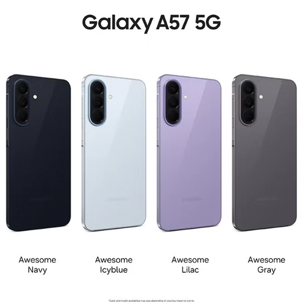 Samsung Galaxy A57 Dual SIM Awesome Gray 8GB RAM 256GB 5G - Middle East Version