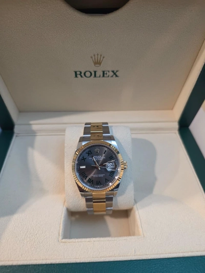 Rolex Datejust 36mm Wimbeldon Yellow Gold and Steel 126233 | 2023 | Like New | Original Box and Paper-5