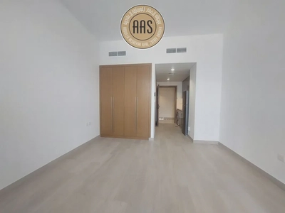Brand New Studio chiller free and with kitchen appliances in Al Furjan-4