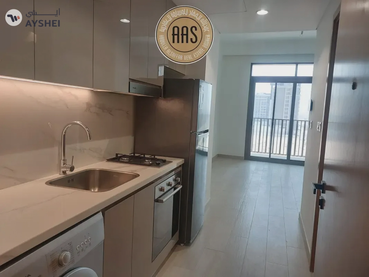 Brand New Studio chiller free and with kitchen appliances in Al Furjan-6-6