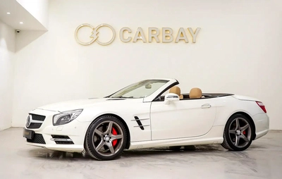 AED 3069 PM | MERCEDES BENZ SL400 AMG 2016 | PRISTINE CONDITION | 1 YEAR WARRANTY | GCC-14