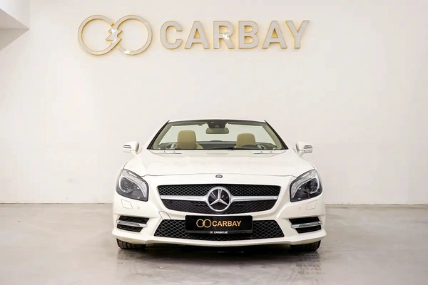 AED 3069 PM | MERCEDES BENZ SL400 AMG 2016 | PRISTINE CONDITION | 1 YEAR WARRANTY | GCC