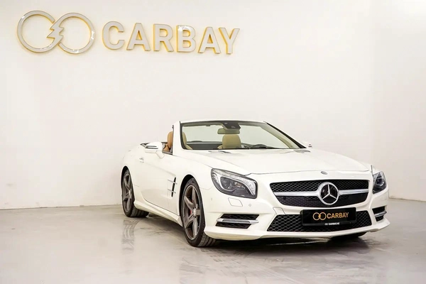 AED 3069 PM | MERCEDES BENZ SL400 AMG 2016 | PRISTINE CONDITION | 1 YEAR WARRANTY | GCC