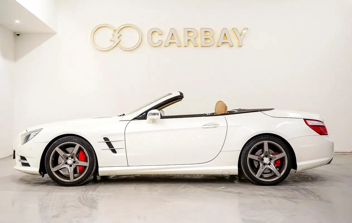 AED 3069 PM | MERCEDES BENZ SL400 AMG 2016 | PRISTINE CONDITION | 1 YEAR WARRANTY | GCC-13-13
