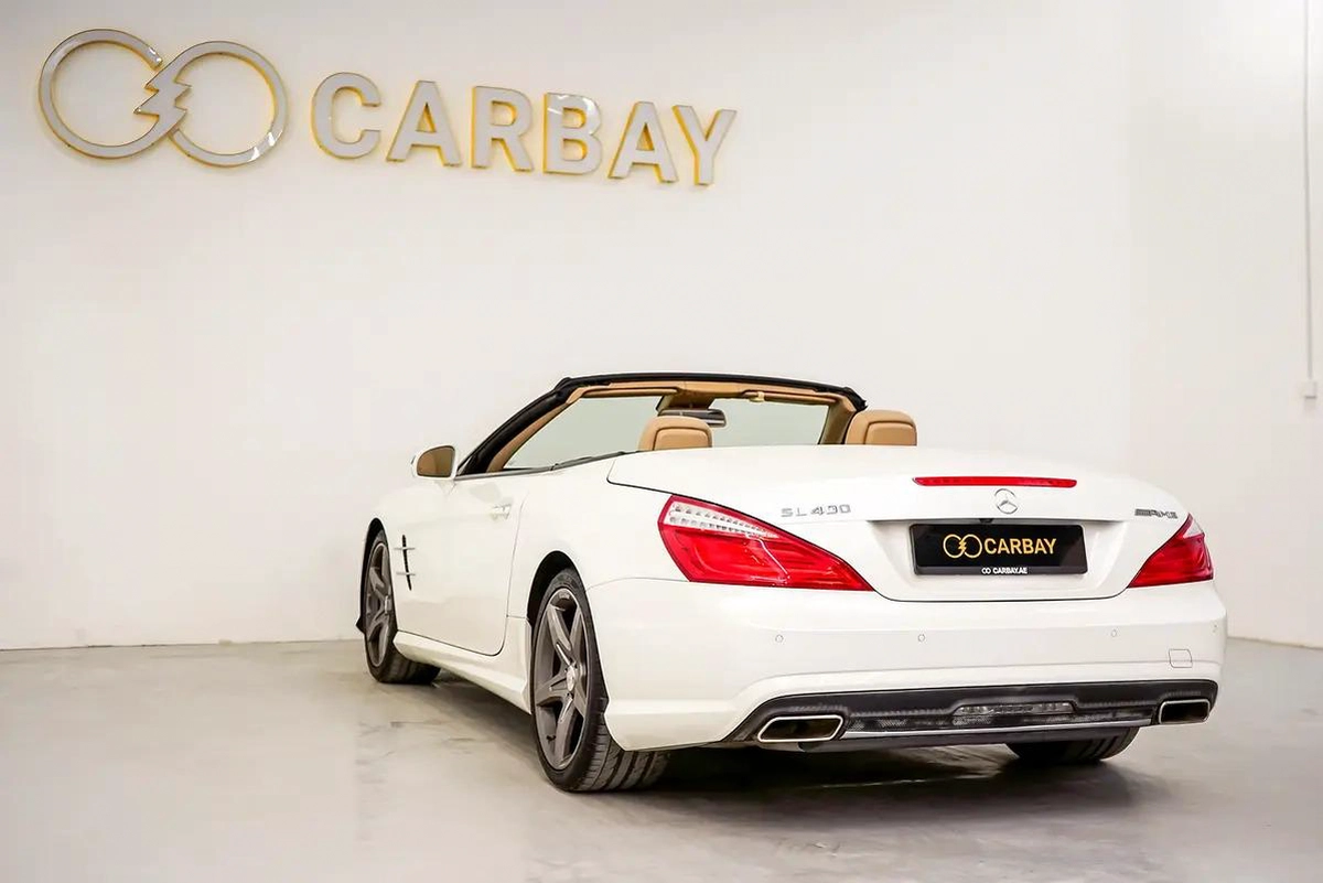 AED 3069 PM | MERCEDES BENZ SL400 AMG 2016 | PRISTINE CONDITION | 1 YEAR WARRANTY | GCC-17-17