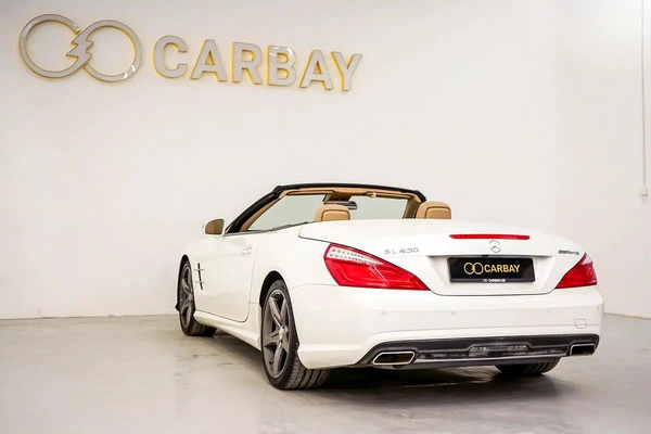 AED 3069 PM | MERCEDES BENZ SL400 AMG 2016 | PRISTINE CONDITION | 1 YEAR WARRANTY | GCC