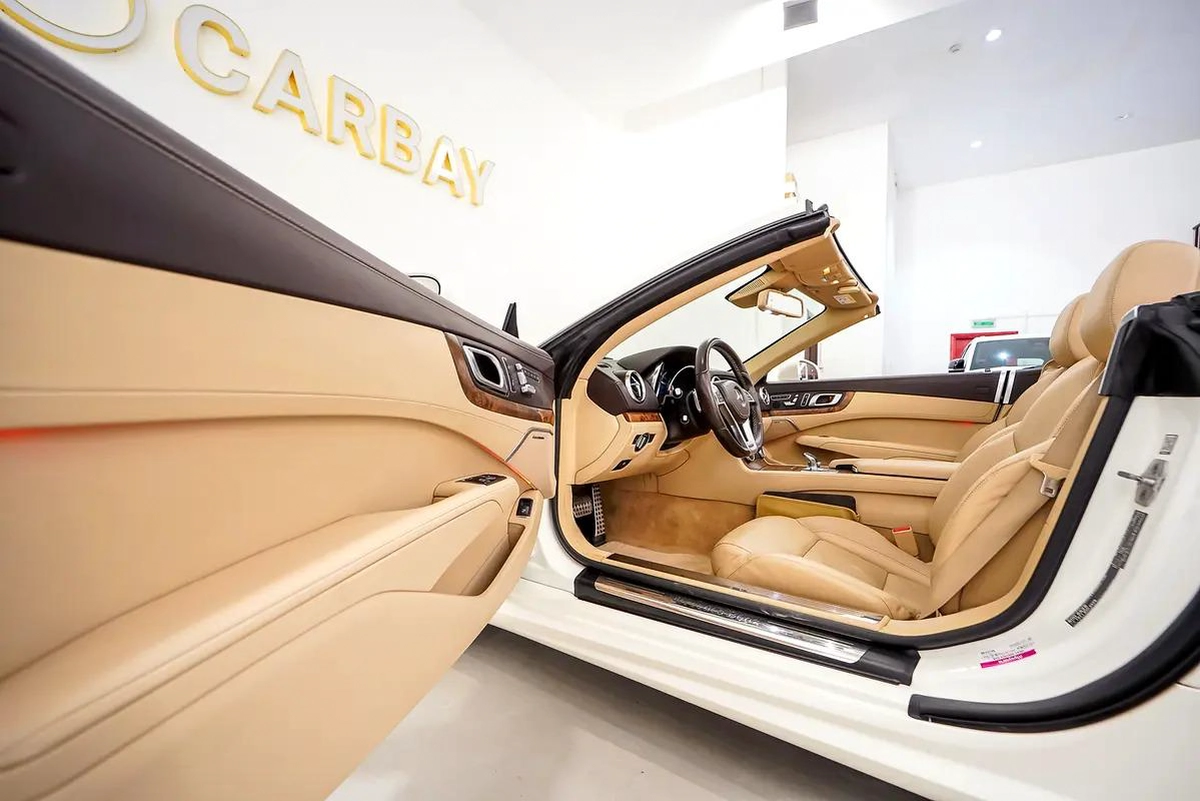 AED 3069 PM | MERCEDES BENZ SL400 AMG 2016 | PRISTINE CONDITION | 1 YEAR WARRANTY | GCC-11-11