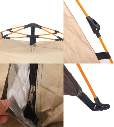 YATAI Pop Up Tent Double Layer Waterproof Shower Beach Tent - Camping Tent-4