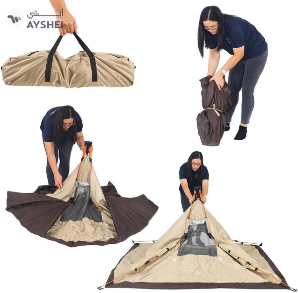 YATAI Pop Up Tent Double Layer Waterproof Shower Beach Tent - Camping Tent