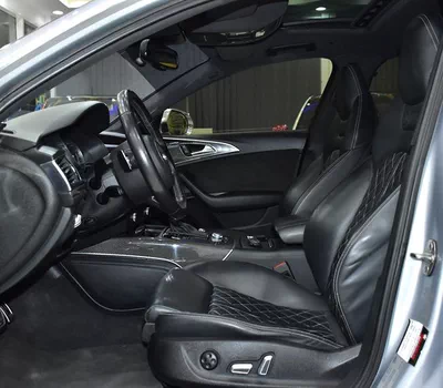 Audi S6 V8T ( 2016 Model ) in Silver Color GCC Specs-9