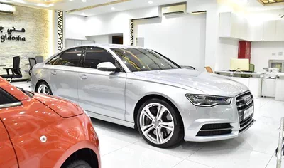 Audi S6 V8T ( 2016 Model ) in Silver Color GCC Specs-3
